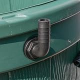 Cost Wise Water Butt Elbow 1" BSP to Barb Nut Washer Kit 33mm Hole view 9