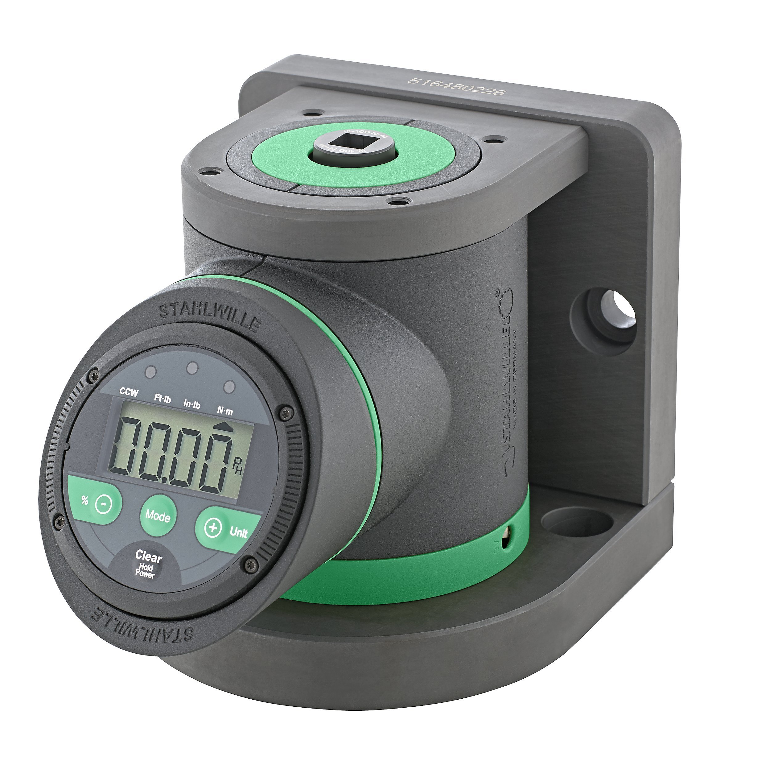 Electronic Tester for Torque Wrench and Torque Screwdriver, SmartCheck 400, Optical and Acoustic Overload Protection, Mains or Battery Operation, 40-400 N•m.