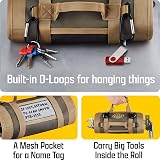 The Ryker Bag Tool Organizer Small Roll Up with 6 Pouches view 9