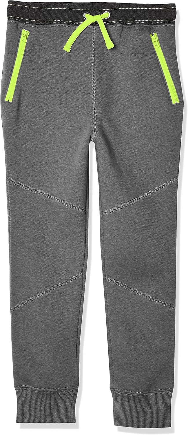  Brand - Spotted Zebra Boys' Zip-Pocket Fleece Jogger Pants: Clothing
