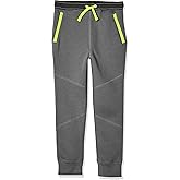 Amazon Essentials Boys Zip-Pocket Fleece Jogger Pant (Previously Spotted Zebra)
