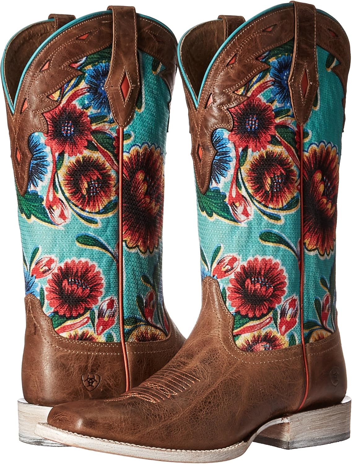 ariat women's floral textile circuit champion western boots