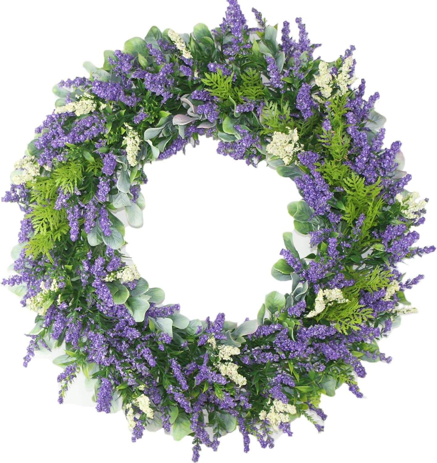 Венок из лаванды на дверь своими руками