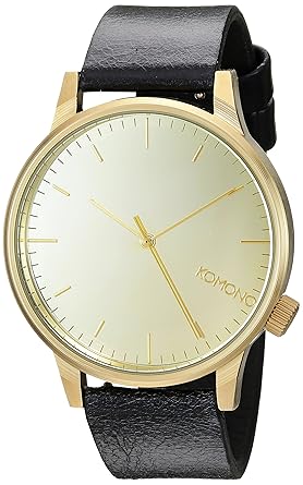 Komono Unisex-Uhr Analog Quarz mit Lederarmband – KOM-W2891