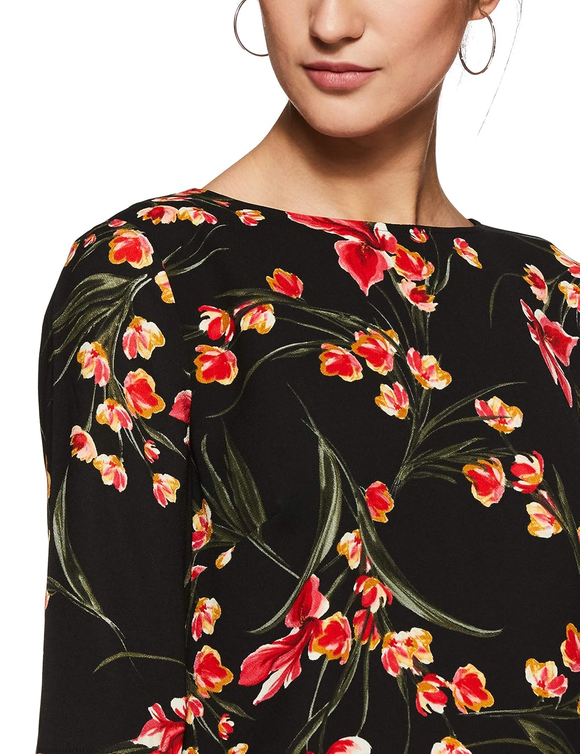 marks & spencer women's shift knee-long dress