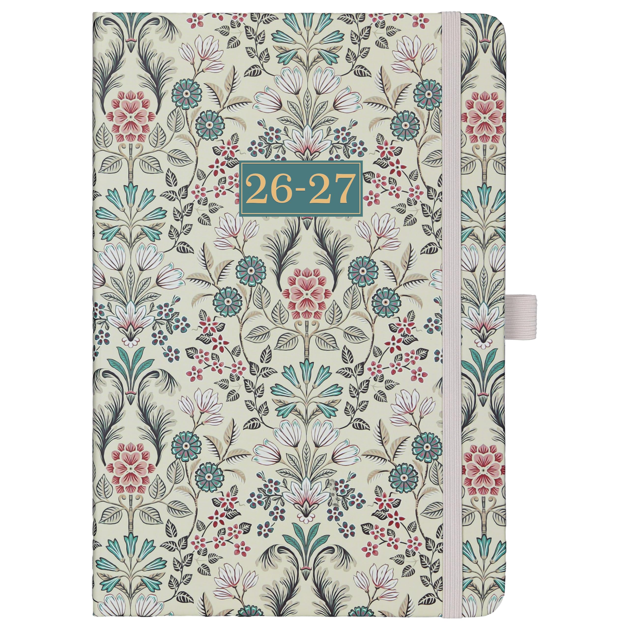 Academic Diary 2026-2027, Diary A5 Week to View from Aug. 2026 to Jul. 2027 Spiral Bound Diary with Monthly Tabs, Inner Pocket & Premium No-Bleed Paper for Work, School, or Home Organization