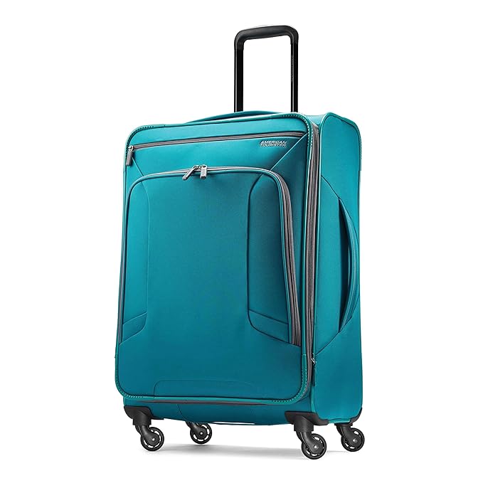 American Tourister 4 Kix Expandable Softside Luggage with Spinner Wheels