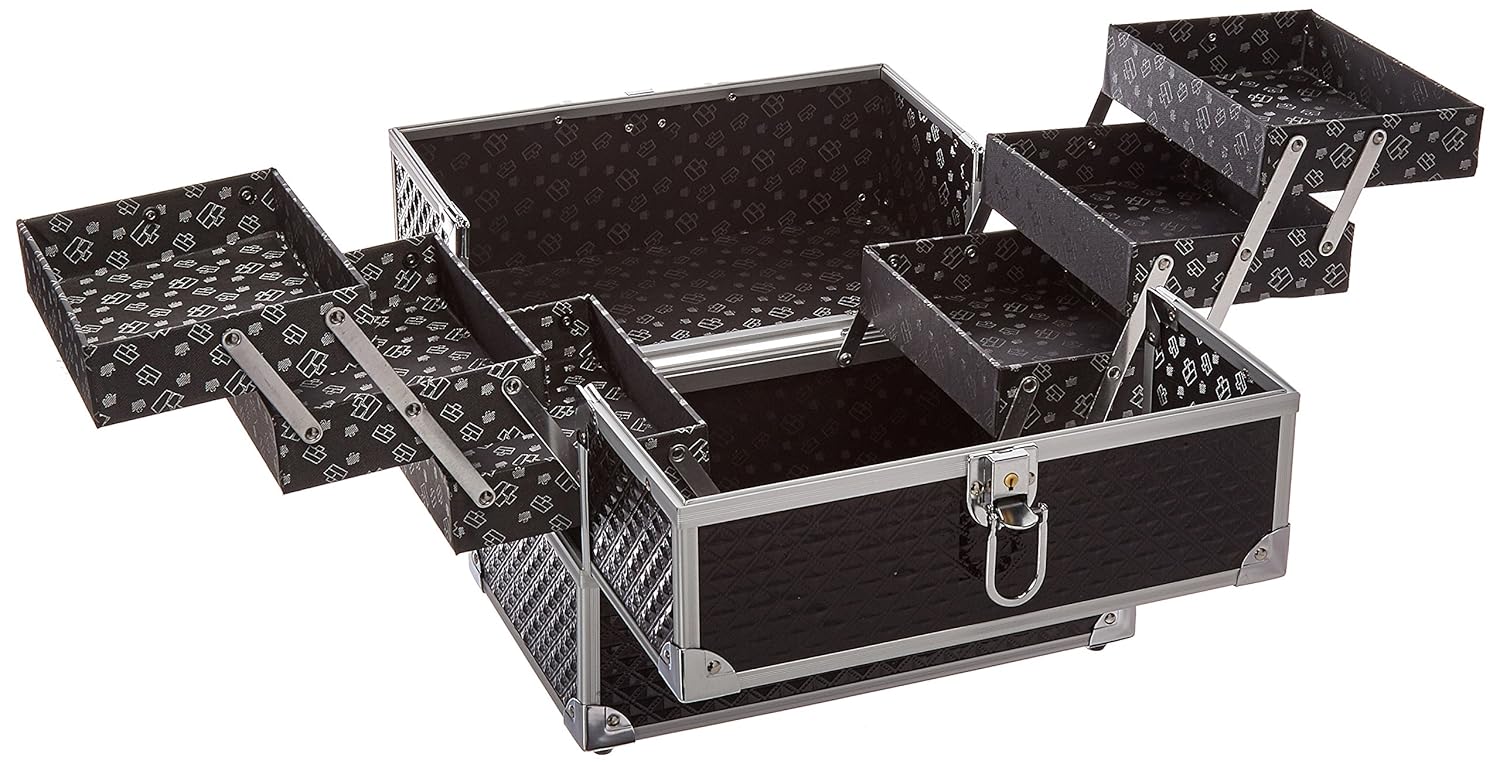 Caboodles Love Struck Six Tray Makeup Train Case, 3.91 Pound : Beauty