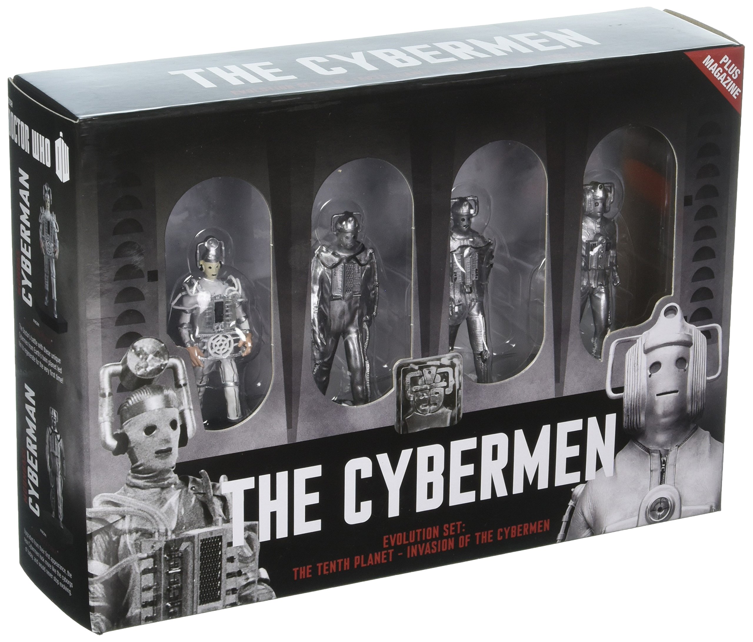 Doctor Who - Evolution Set 1 The Tenth Planet - Invasion of the Cybermen Box Set #3 - Doctor Who Figurine Collection by Eaglemoss Collections