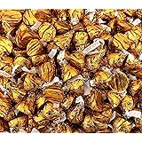 HERSHEY'S KISSES Milk Chocolate Caramel Gold Foil Candy, 2 Pound Bag