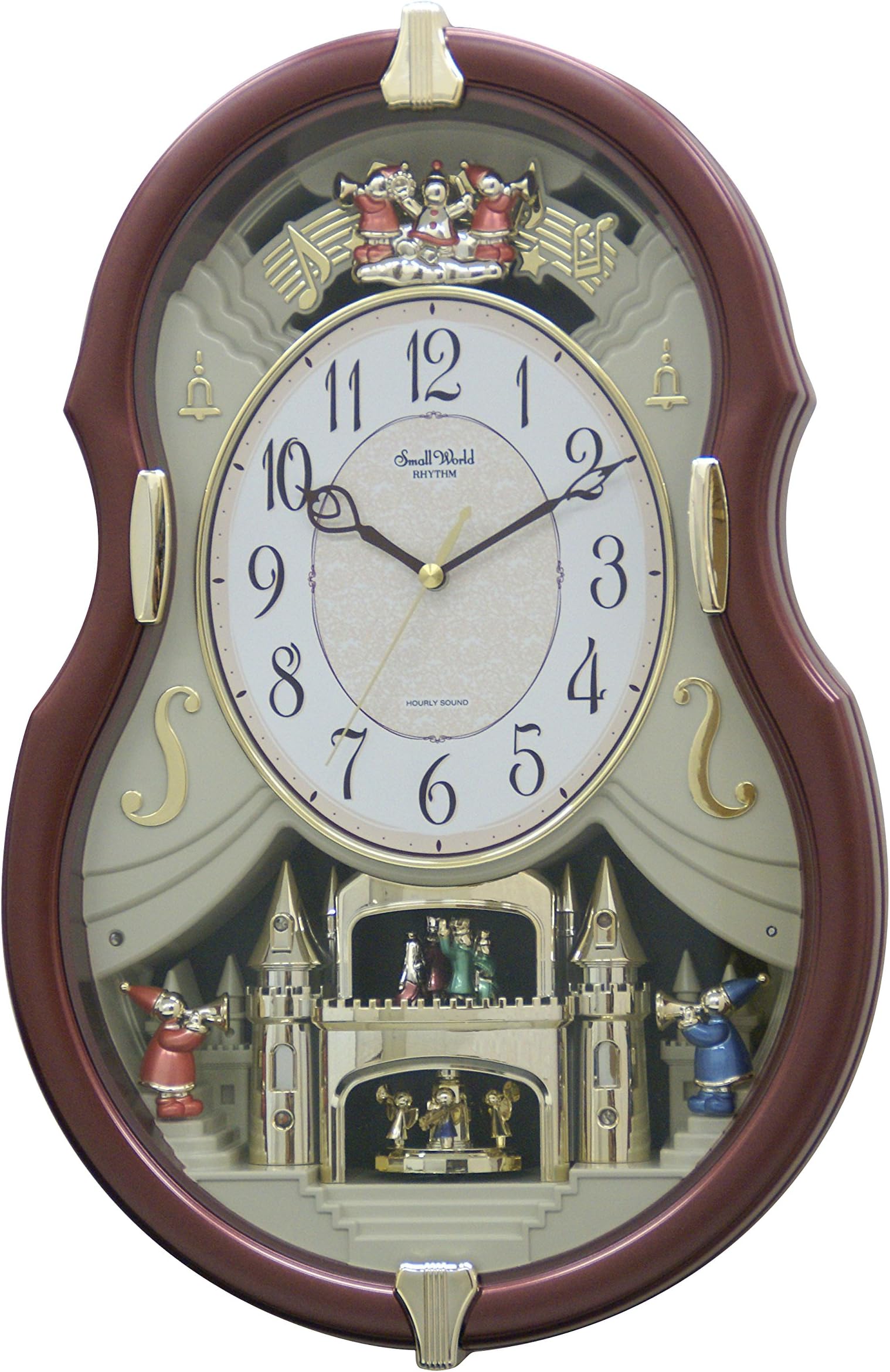 RHYTHMClocks Musical Motion Clock, Viola Entertainer Ii