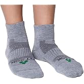 CF2 Cushion Qtr (3 pair pack) (Large (shoe size US 9-12), Gunmetal)