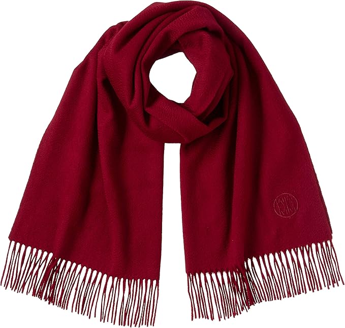 Amazon マルヤマ カシミヤストール ストール大判 カシミヤマフラー 厚手大判ストール マルヤマブランドマーク刺繍入り K0103wir レディース ワインレッド 日本 L 日本サイズl相当 マフラー 通販