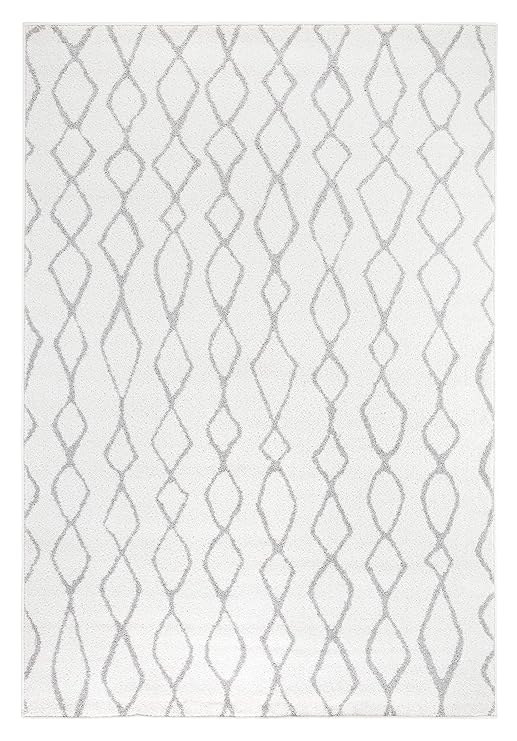 Andiamo Webteppich Bolognia Ornament-Muster modern Polypropylen Öko-Tex 100 Teppich Grau, 160x235 cm