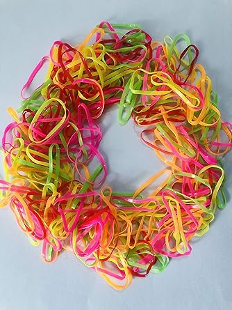 Amazon Com 51pcs Bbay Girl Elastic Hair Bands Rubber Hair Ties M