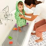 Munchkin Soft Spot Bath Mat 36 x 17 Cushioned Non Slip with Drain Holes view 5
