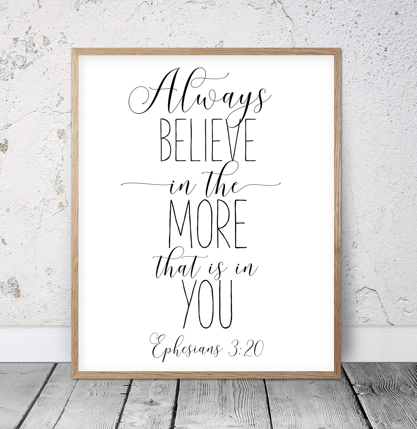 Amazon Com Bible Verse Printable Ephesians 3 20 Nursery Prints