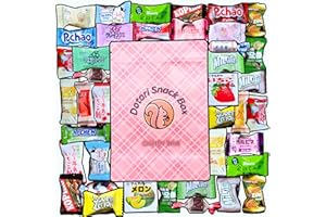 DOTORI SNACK BOX Assorted Asian Mystery Candy Bag | 40 Counts | Premium Quality Candies, Soft Candies, Gummies, Gums, Chocolate, and more from Japan, Korea, China, Indonesia, and Taiwan.