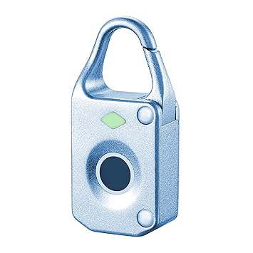 Sguan-wu Smart Keyless Bluetooth-Telefon APP Fingerabdruck-Türschloss USB Diebstahlsicherung - Blau