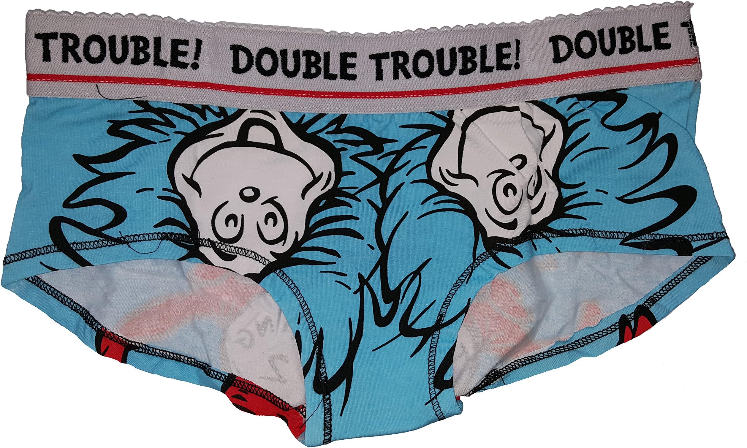 Dr Seuss Thing 1 & Thing 2 Cat in The Hat Panties