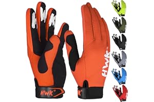 HWK Motorcycle Gloves for Men & Women Motocross Riding Driving Tactical Cycling Biker Moto Racing All-Purpose Gloves