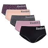 Reebok Womens 5 Pack Seamless Hipster Twisted Pink