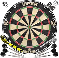 Viper Shot King Regulation Bristle Dartboard Set