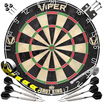 Viper Shot King Regulation Bristle Dartboard Set 1
