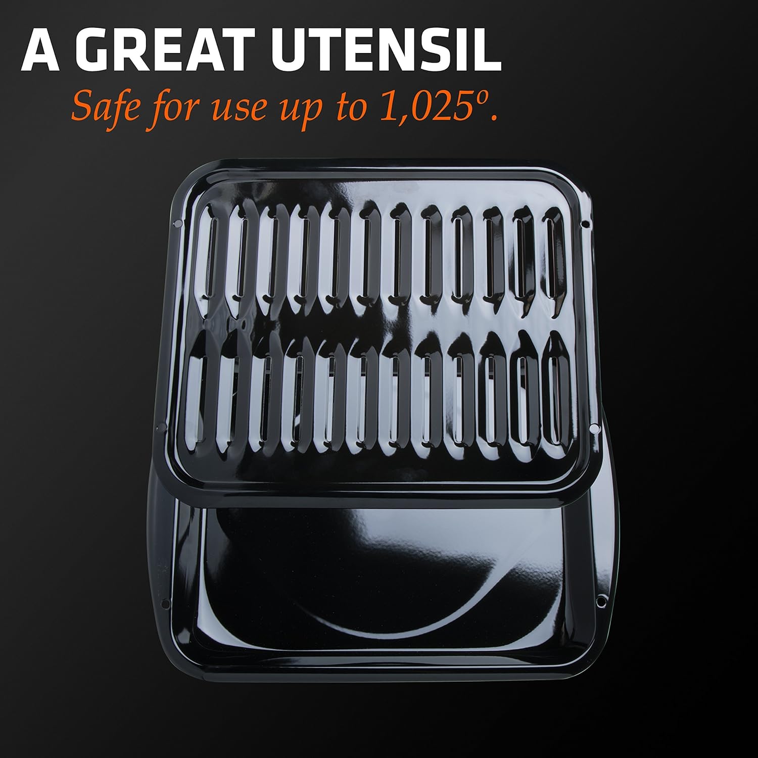 Range Kleen Porcelain Broiler Pan For Ovens Made In The USA