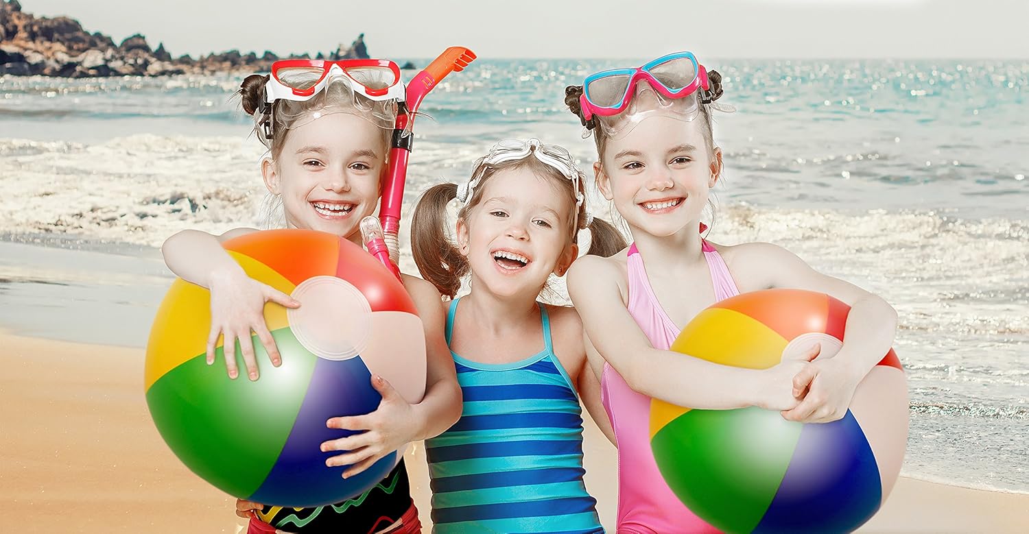 Mega Pool Party and Beach Party Favors - Summer Fun Toy Mega Assortment Bulk Pack of 48 Kids Toys Includes - Kids Sunglasses Party Favors, Inflatable Beach Balls, Water Gun Squirts and Bubbles: Toys & Games