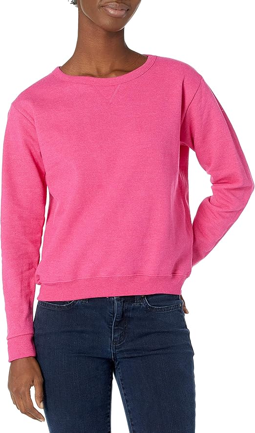 Hanes Women EcoSmart Crewneck Sweatshirt Amazon.ca Clothing, Shoes
