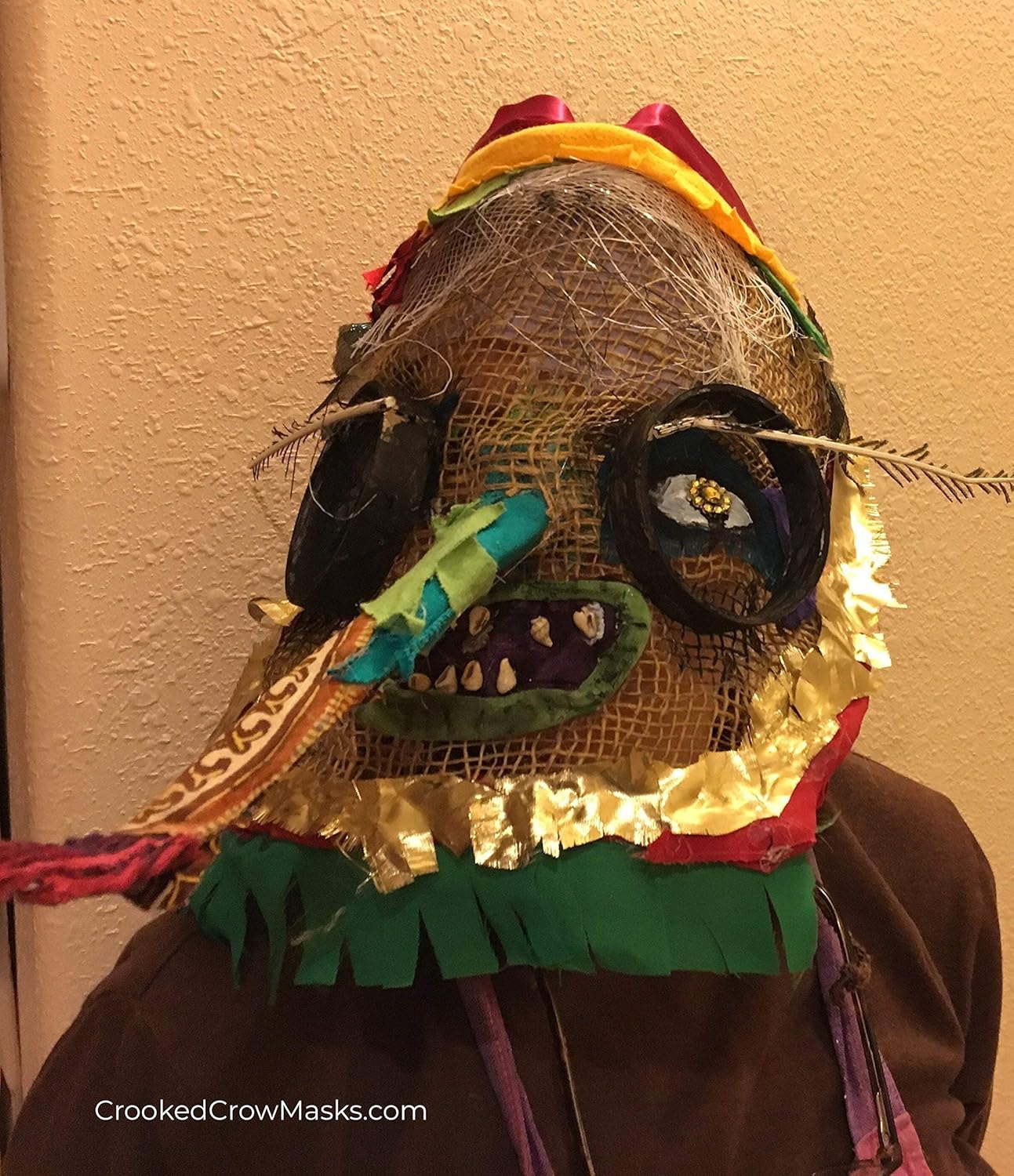 Amazoncom Cajun Mardi Gras Mask Old Time Traditional Mamou Mardi