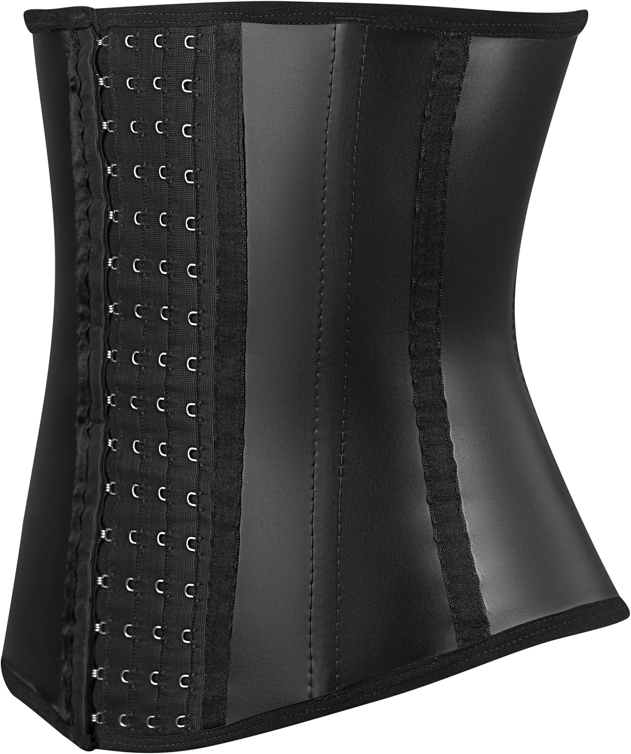 Lady Slim Fajas Colombianas 4 Hooks Latex Waist Cincher Trainer Trimmer Corset Weight Loss Body Shaper