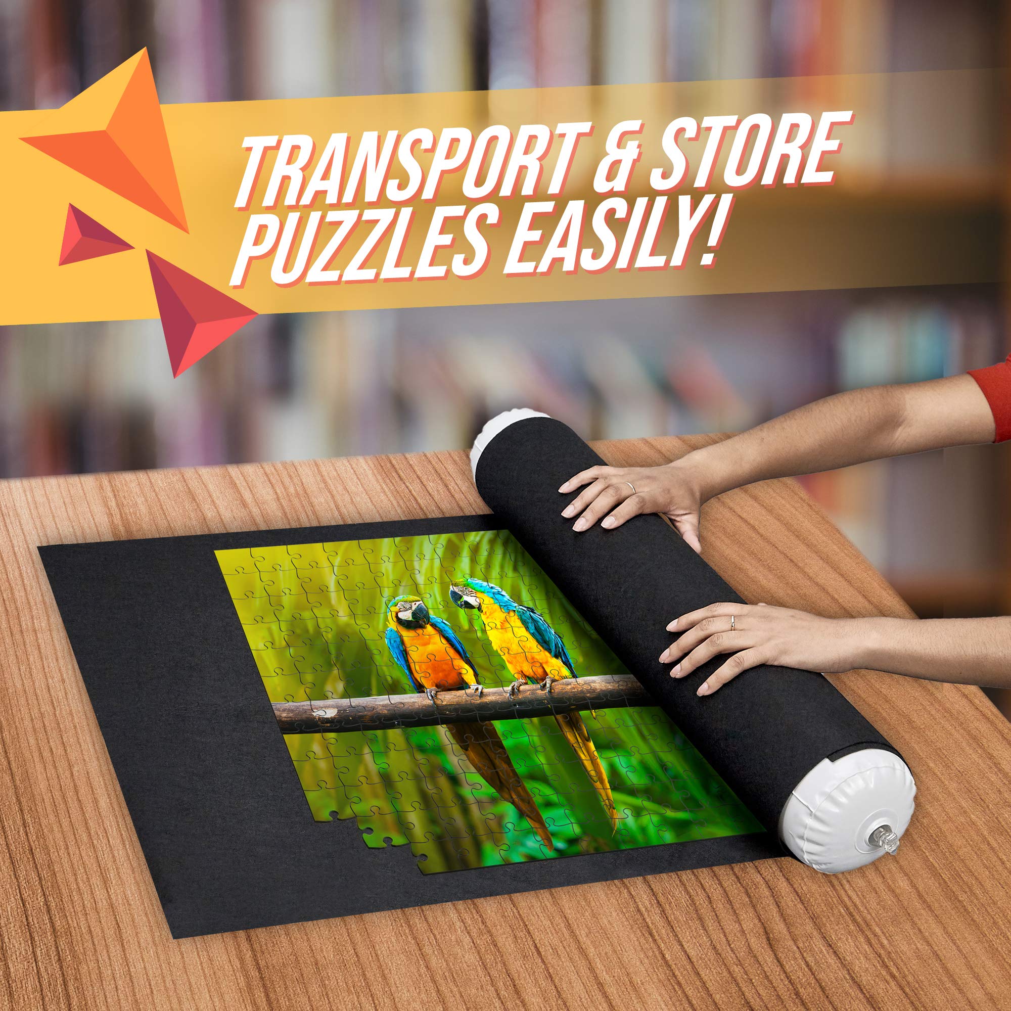 Puzzle Roll Up Mat Store and Transport Jigsaw Puzzles Up to 1500