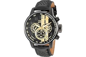 Invicta Men's 19289 S1 Rally Analog Display Japanese Quartz Black Watch