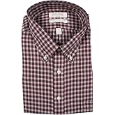 Gold Label Men&rsquo;s Wrinkle-Free Fitted Dress Shirt with Button-Down Collar | Non-Iron Long Sleeve Button-Front Dress Shirts with Chest Pocket, 100% Premium Cotton