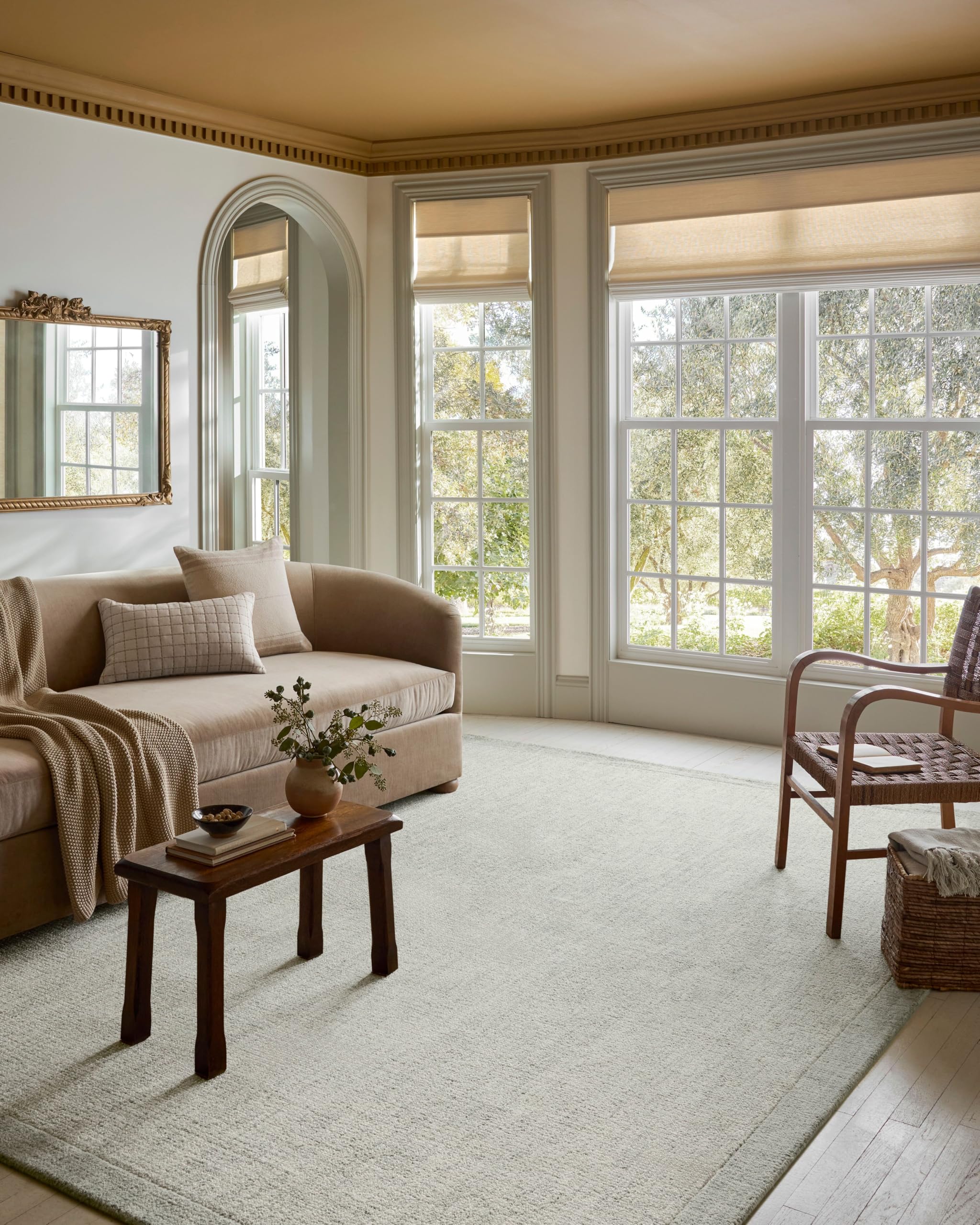 Photo 1 of ***I`TS DIRTY***Loloi Magnolia Home by Joanna Gaines Henley Collection HNY-01 Ivory/Spa 7'-9" x 9'-9" Area Rug