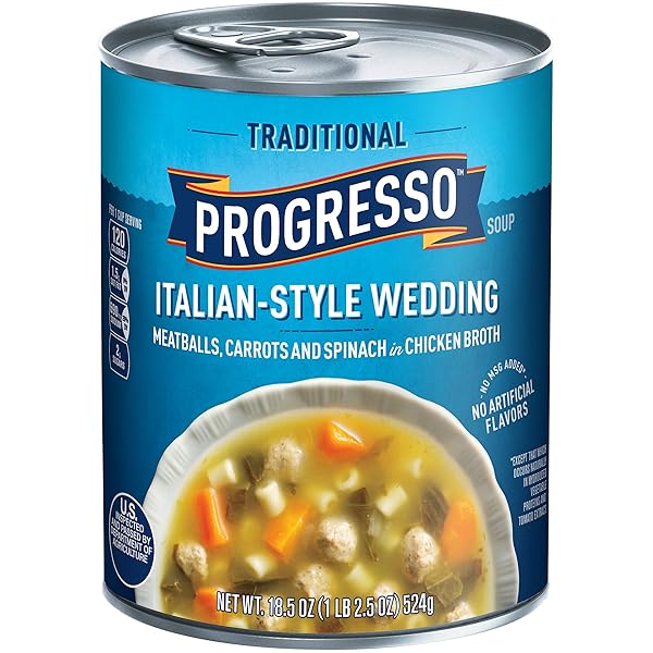 PROGRESSO TRADITIONAL SOUP – ITALIAN-STYLE WEDDING – 18.5 OZ
