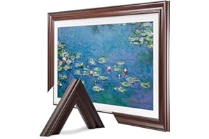 Frame TV Bezel, Compatible With Samsung The Frame TV, 65 Inch, Brown Wood, Suitable for Wall Mounted Televisions by TV Guard