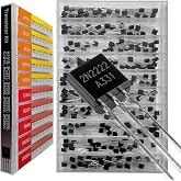 EEEEE 2N2222 2N3904 2N2907 2N3906 A1015 BC327 S8550 C1815 BC337 S8050 30 Kinds 250pcs Assorted Type TO92 Transistors PNP NPN Bipolar Power Transistor Assortment Kit with A1015 (250pcs 10 Models)