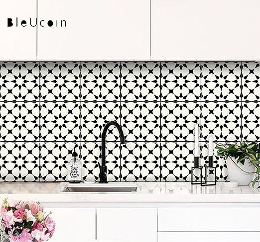 Amazon Com Bleucoin Peel And Stick Tile Stickers Classicism