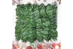 PLACHIDAY Christmas Garland, 54FT Christmas Garland Set - Artificial Greenery Pine Garland for DIY Christmas Decorations - Festive and Versatile Holiday Décor