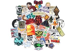 CON*QUEST Conquest Journals Harry Potter Variety Vinyl Sticker Pack, Set of 60 Unique Stickers Including 5 Holograms, Officially Licensed, Waterproof and Scratch Resistant, Potterfy All The Things