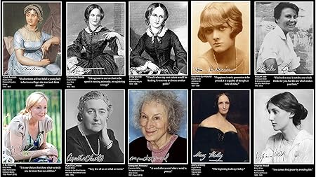 Amazon Co Jp 心に強く訴える10人の女性作家ポスター A3サイズ29 7 X 42 Cm Generic