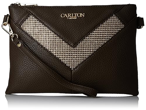 Carlton London Sarah Womens Clutch (Taupe)