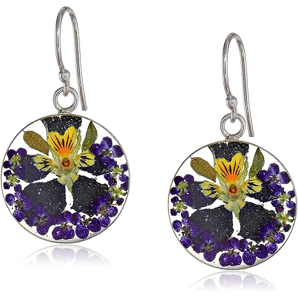 SVODEA Aretes De Margaritas Infinitas Para Mujer, Plata De Ley 925, Aretes Colgantes De Flores Infinitas, Regalos De Cumpleaños De Aniversario Para Mujeres Y Mamá, Oro Amarillo, No Es Una Piedra