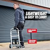 MoverX Aluminium Folding Hand Truck 90kg Heavy Duty Telescopic Handle view 5