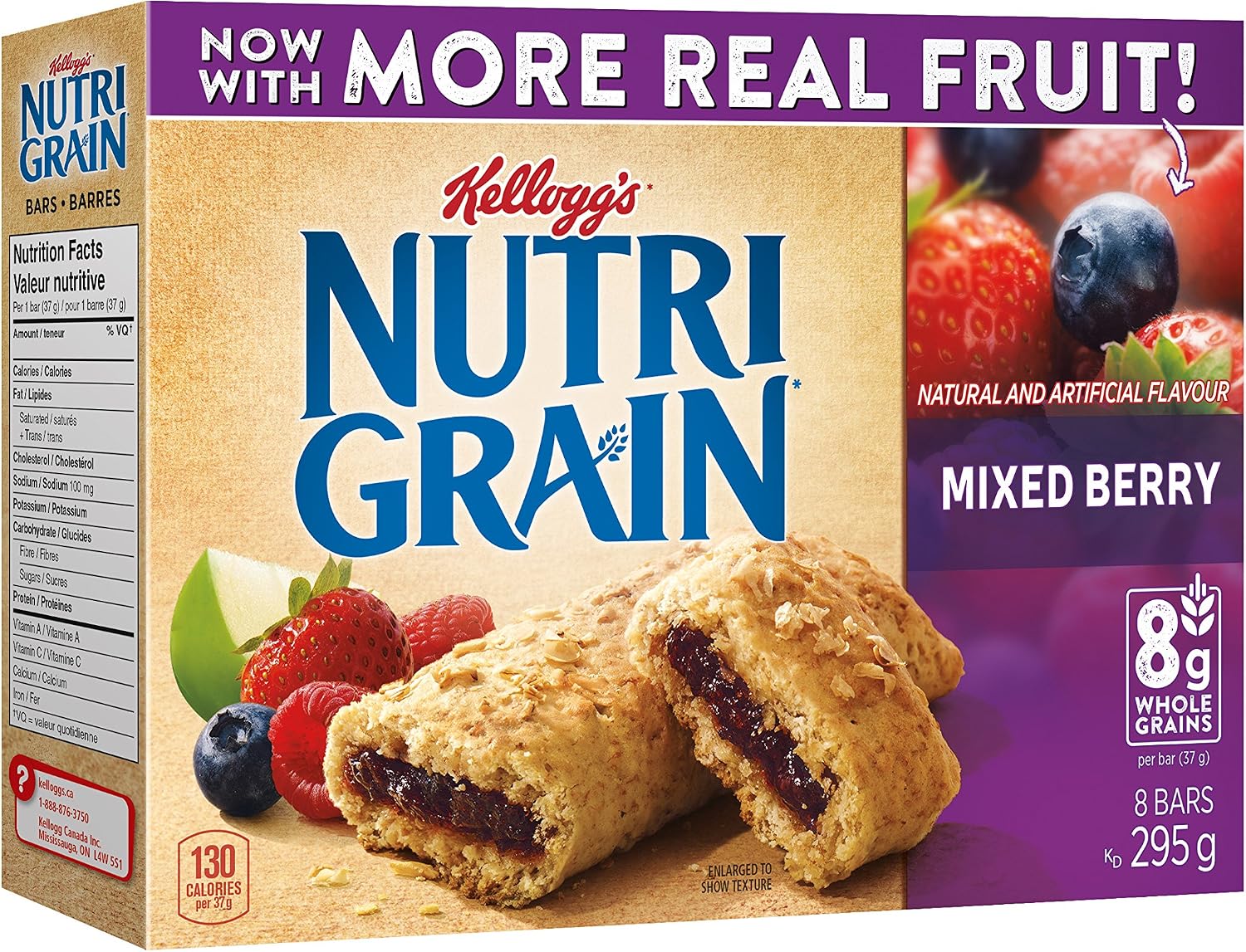 Kellogg's mixed berry nurti-grain bars (064100273023)