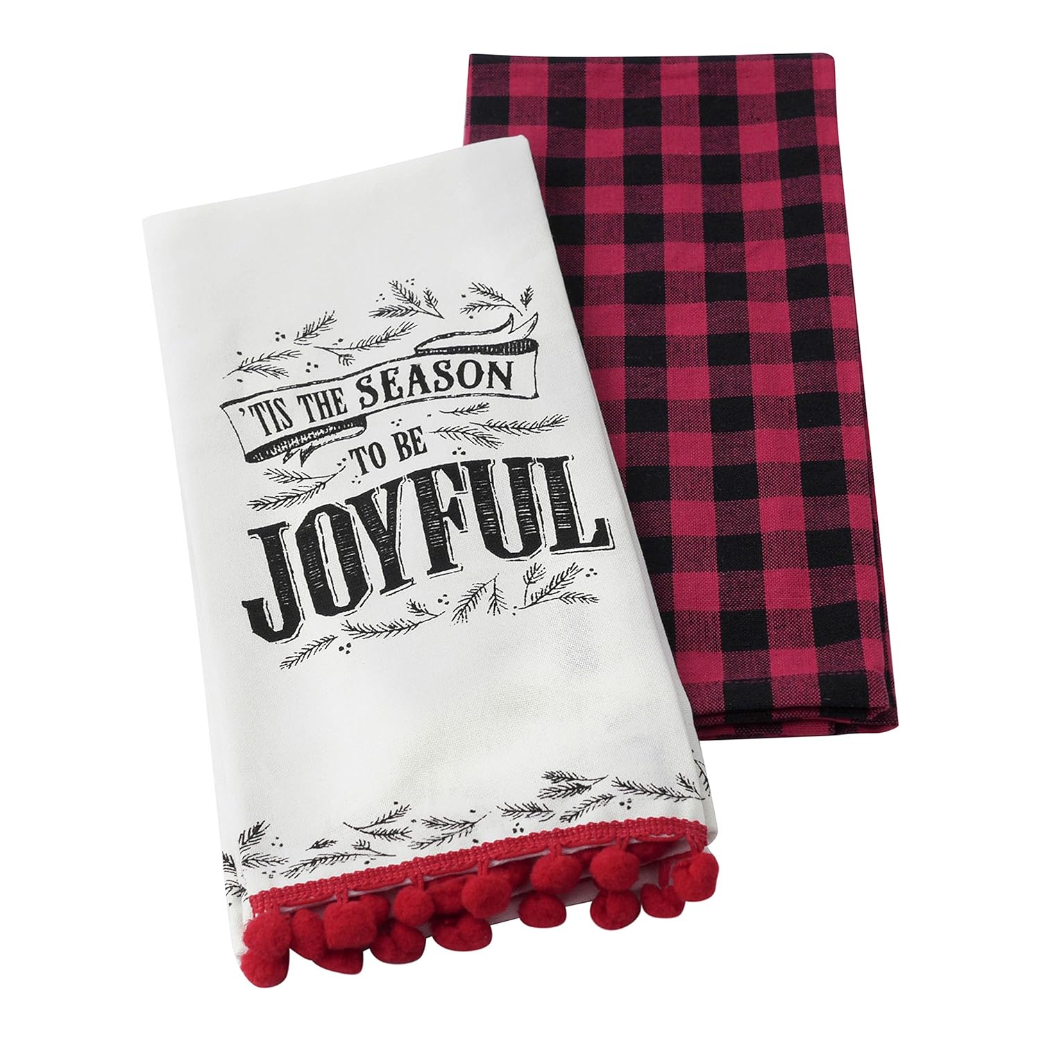 Amazoncom Hallmark Home Decorative Cotton Kitchen Tea Towels Set