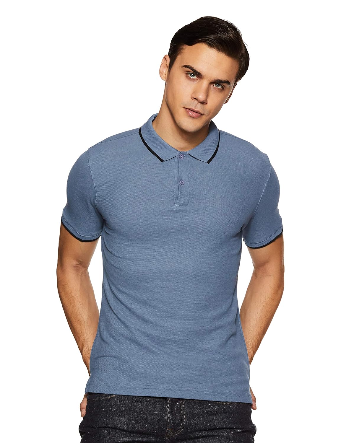 Buy Reebok Men's Solid Regular Fit Polo at Amazon.in